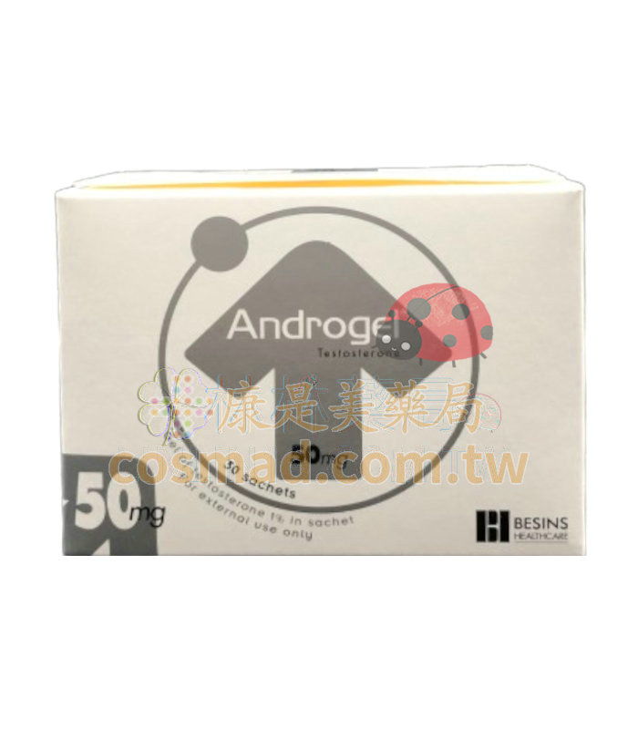 友華昂斯妥凝膠Androgel (30包盒) Testosterone 提升睪固酮